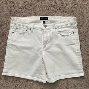 Banana Republic White Jean Shorts